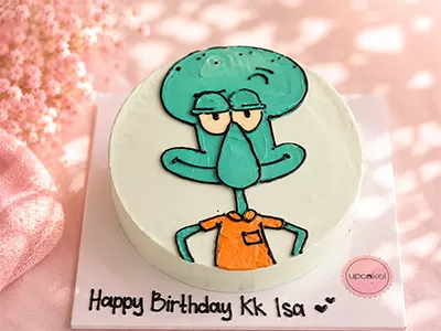 Korean minimalist cake - kue ala Korea estetik dari Upcake
