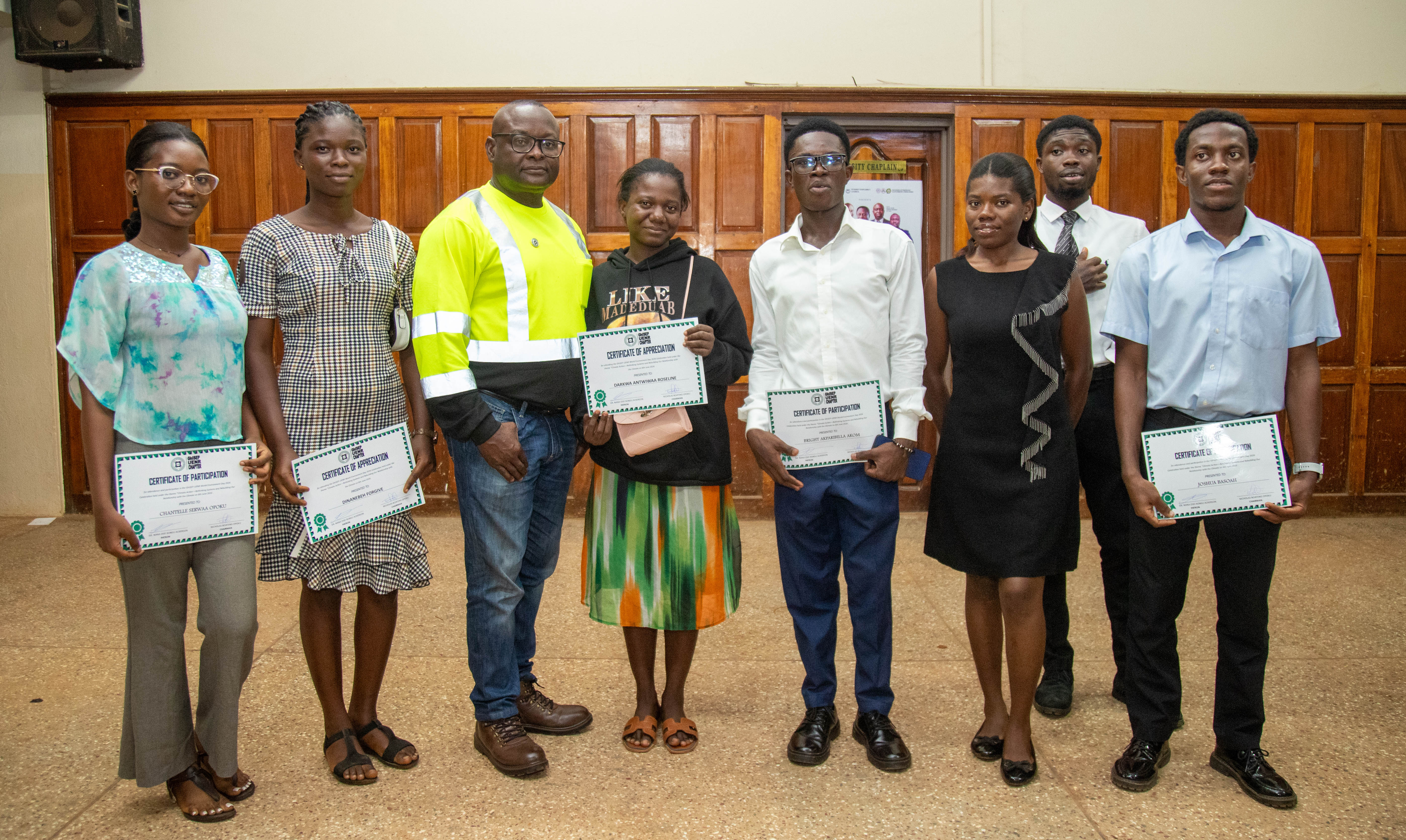 Certificate Awardees - Climate Action Challenge