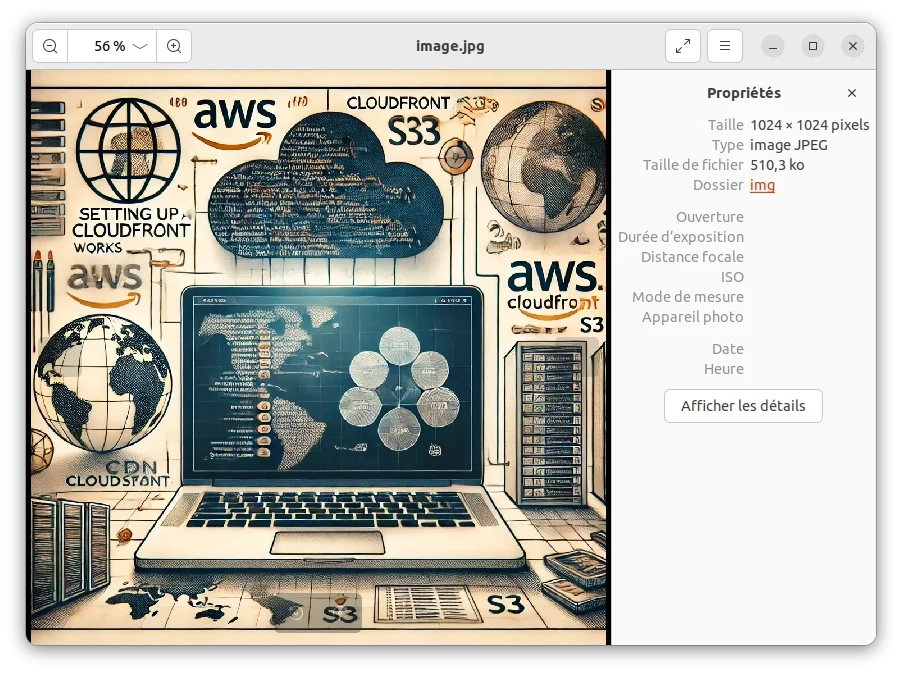 Test image Cdn AWS cloudfront et router S3