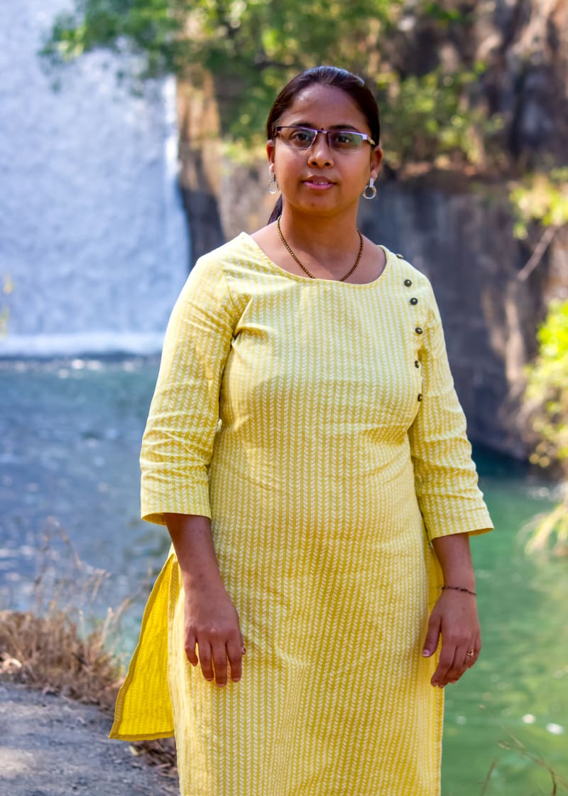 Kavita Chavan, fashion designer and founder of Anagha Creation, Kolhapur