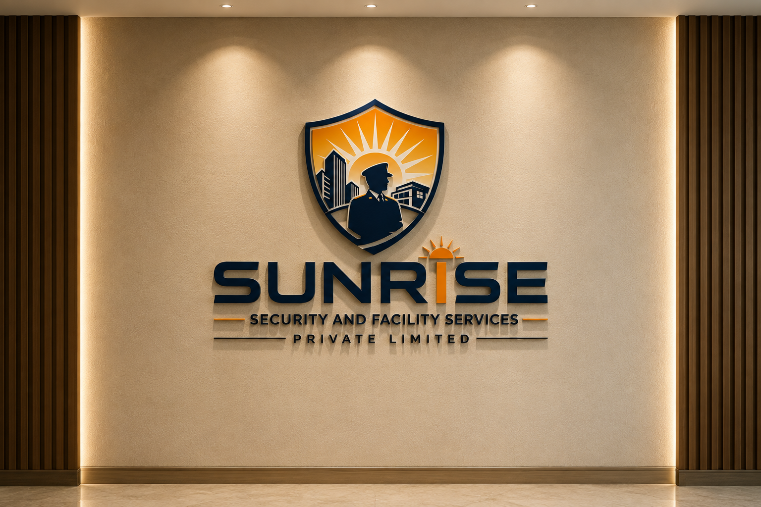 Facility management professionals collaborating