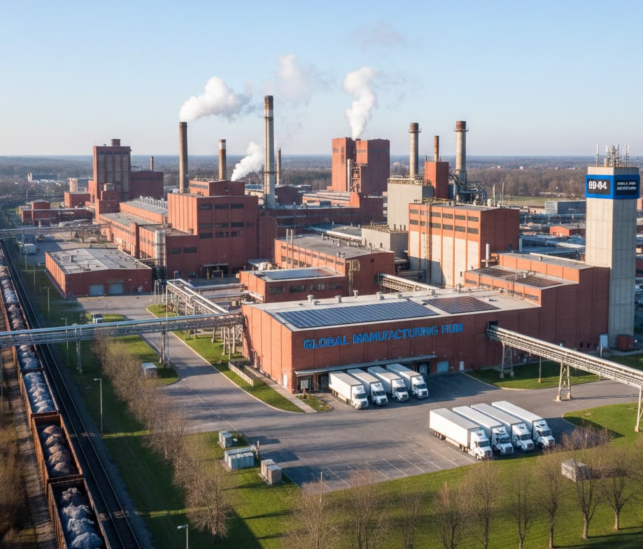 Manufacturing industrial facility