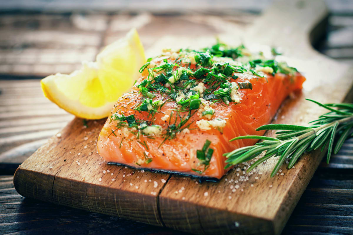 Salmon with Herbs | Adelphia Seafood, Pennsylvania