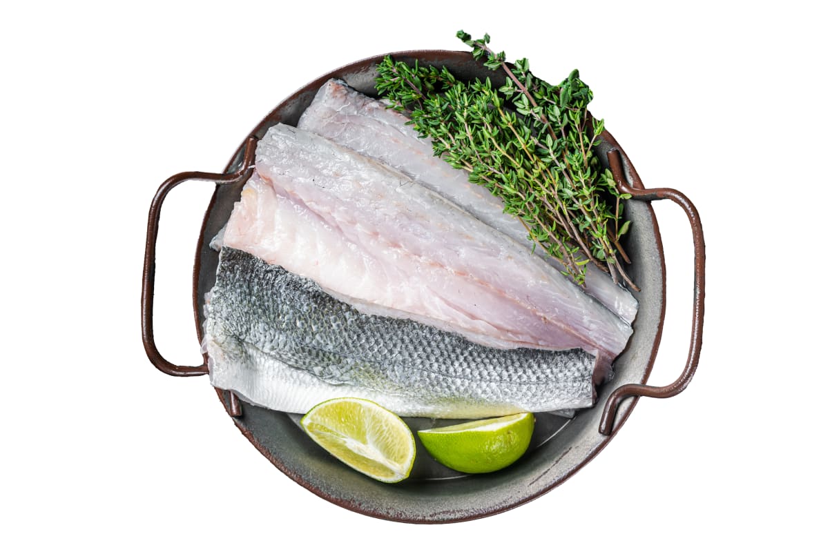 Striped Bass with Shallot Vinaigrette | Adelphia Seafood, Pennsylvania