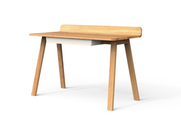 massief eiken bureau
