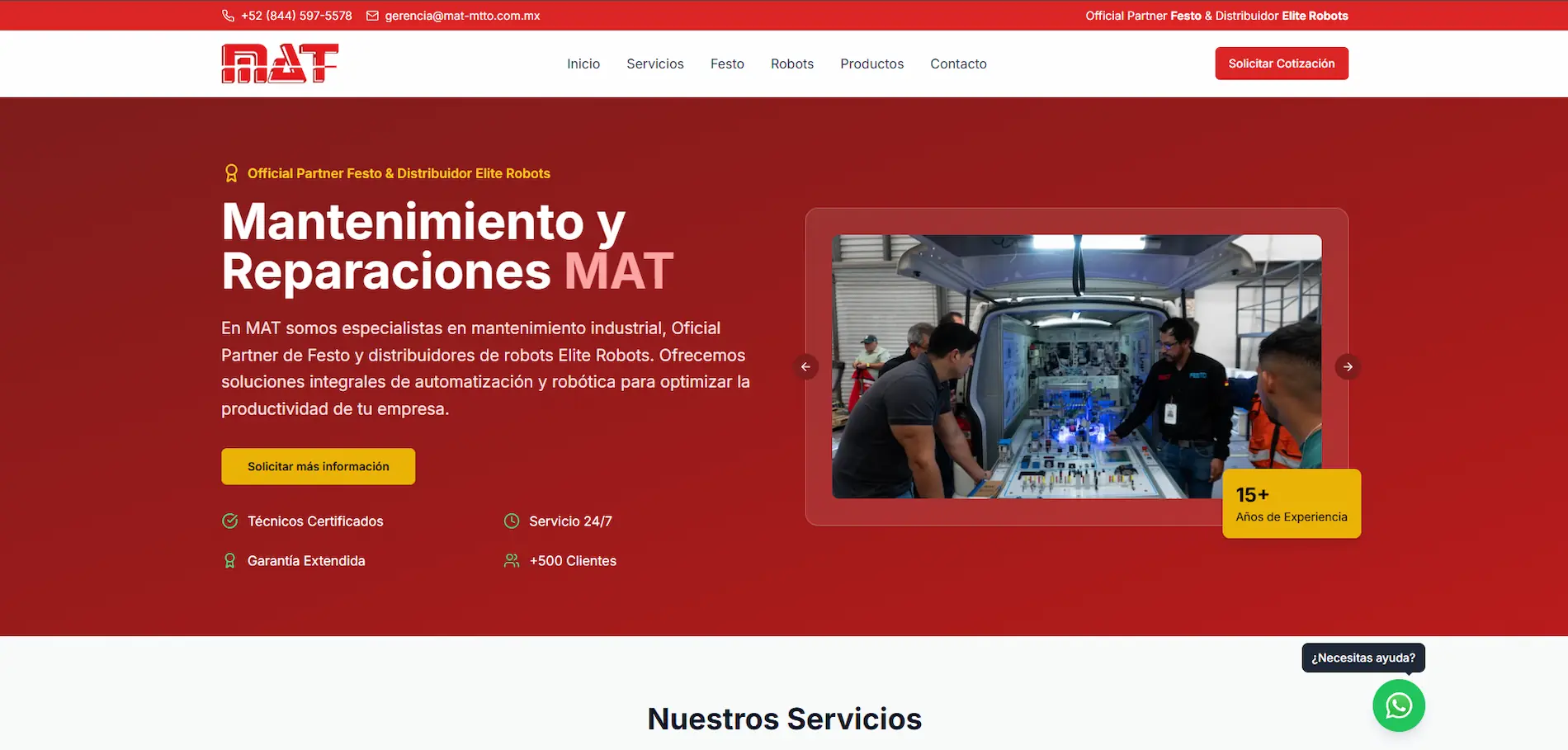 Sitio Web MAT