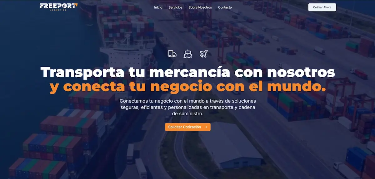 Sitio web Freeport