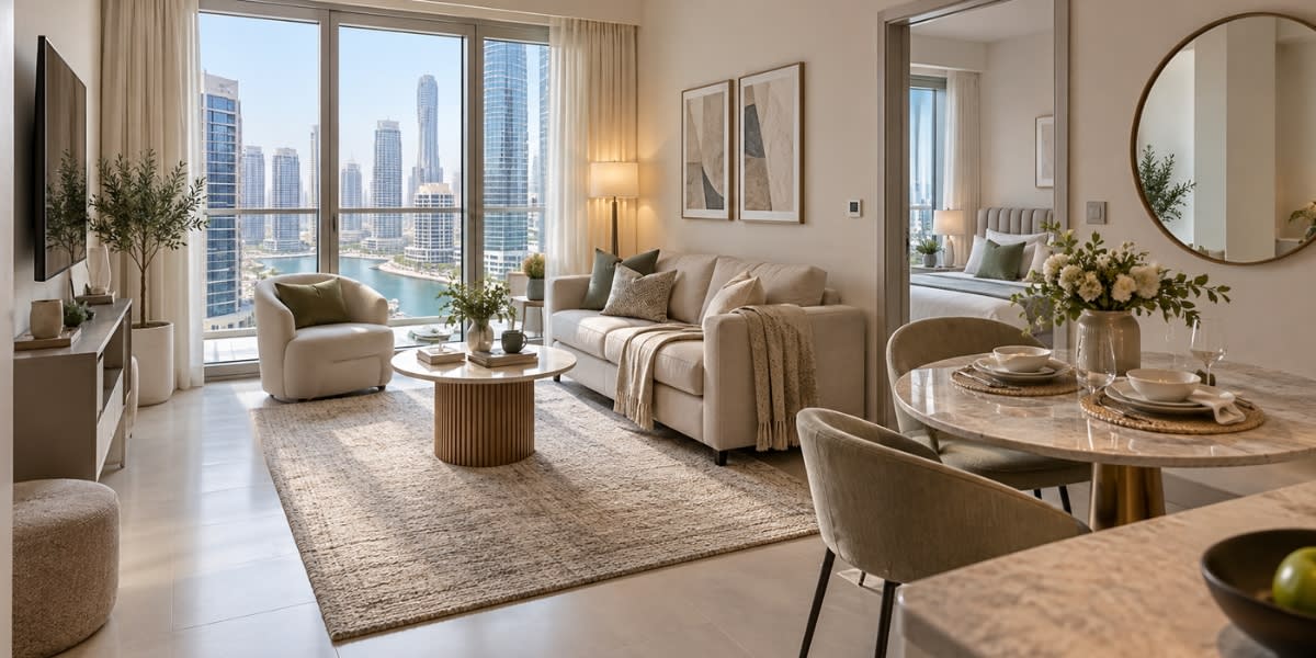 furnishing a Marina or JLT apartment