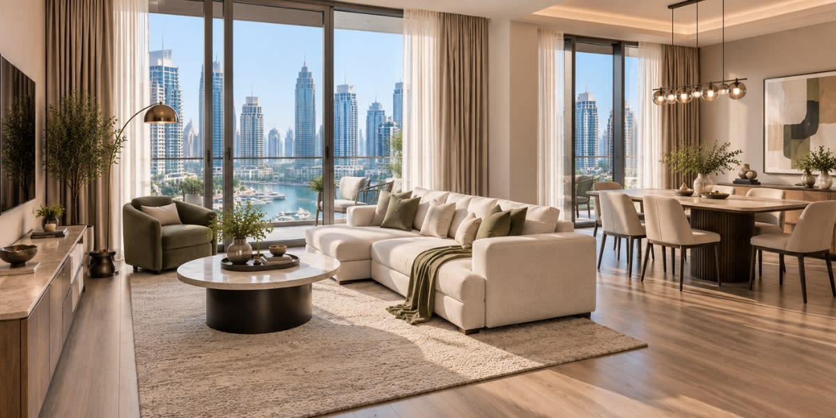 furnishing a Marina or JLT apartment