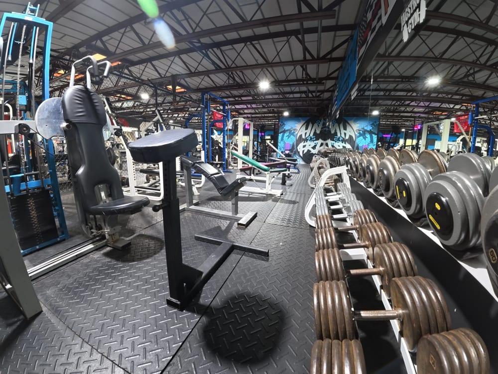 Inside JagStrong Gym, Middletown CT