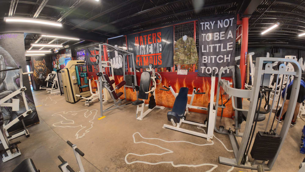 Inside JagStrong Gym, Middletown CT