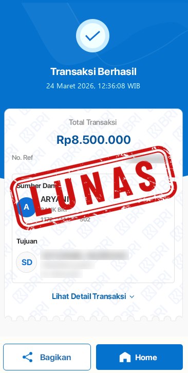 bukti jackpot