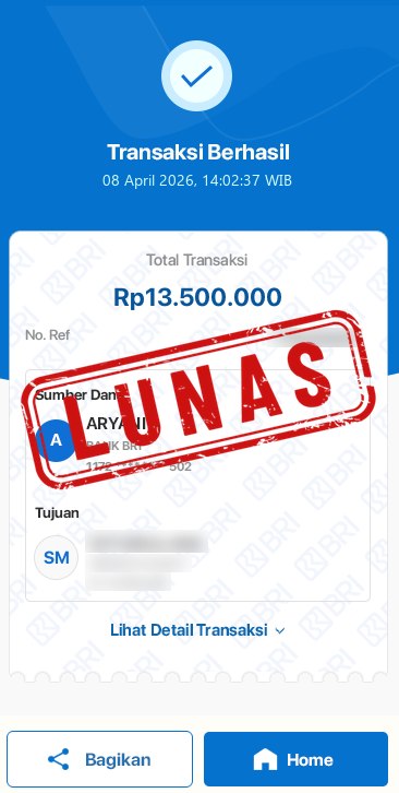 bukti jackpot