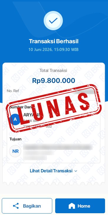 bukti jackpot