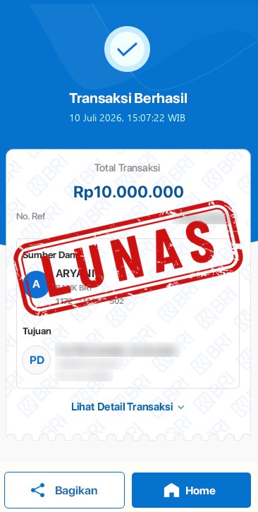 bukti jackpot