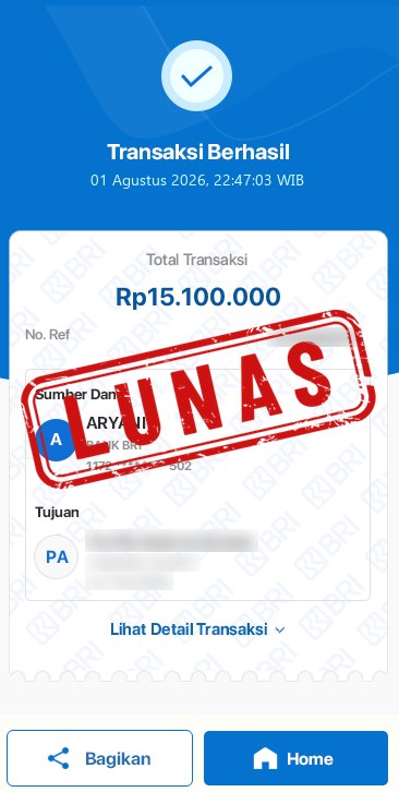 bukti jackpot