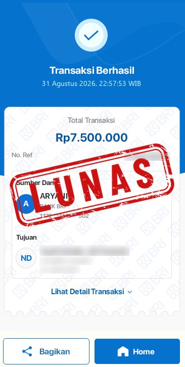 bukti jackpot