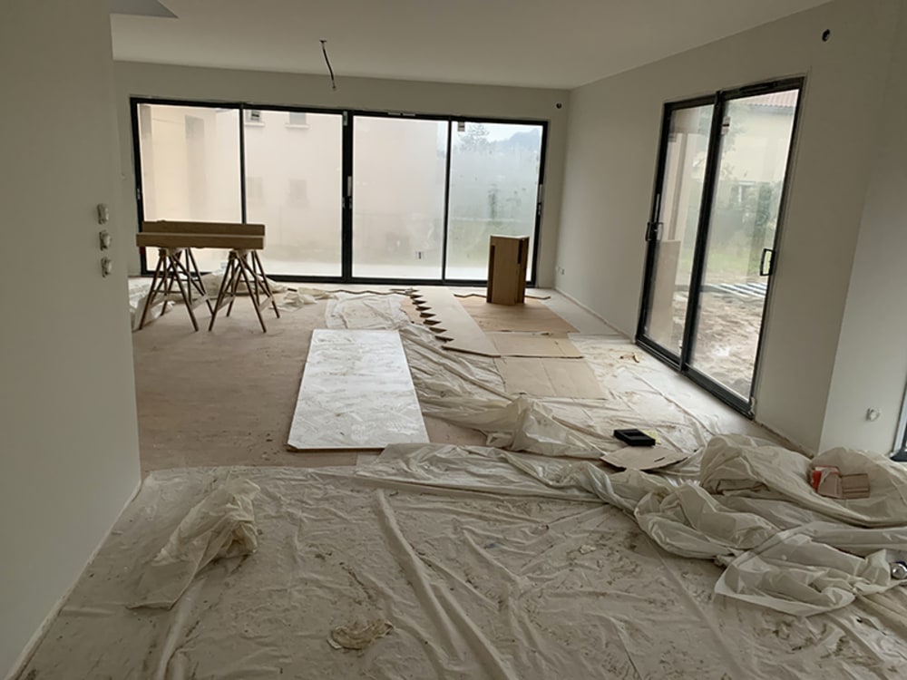 Chantier après débarras (Mulhouse)