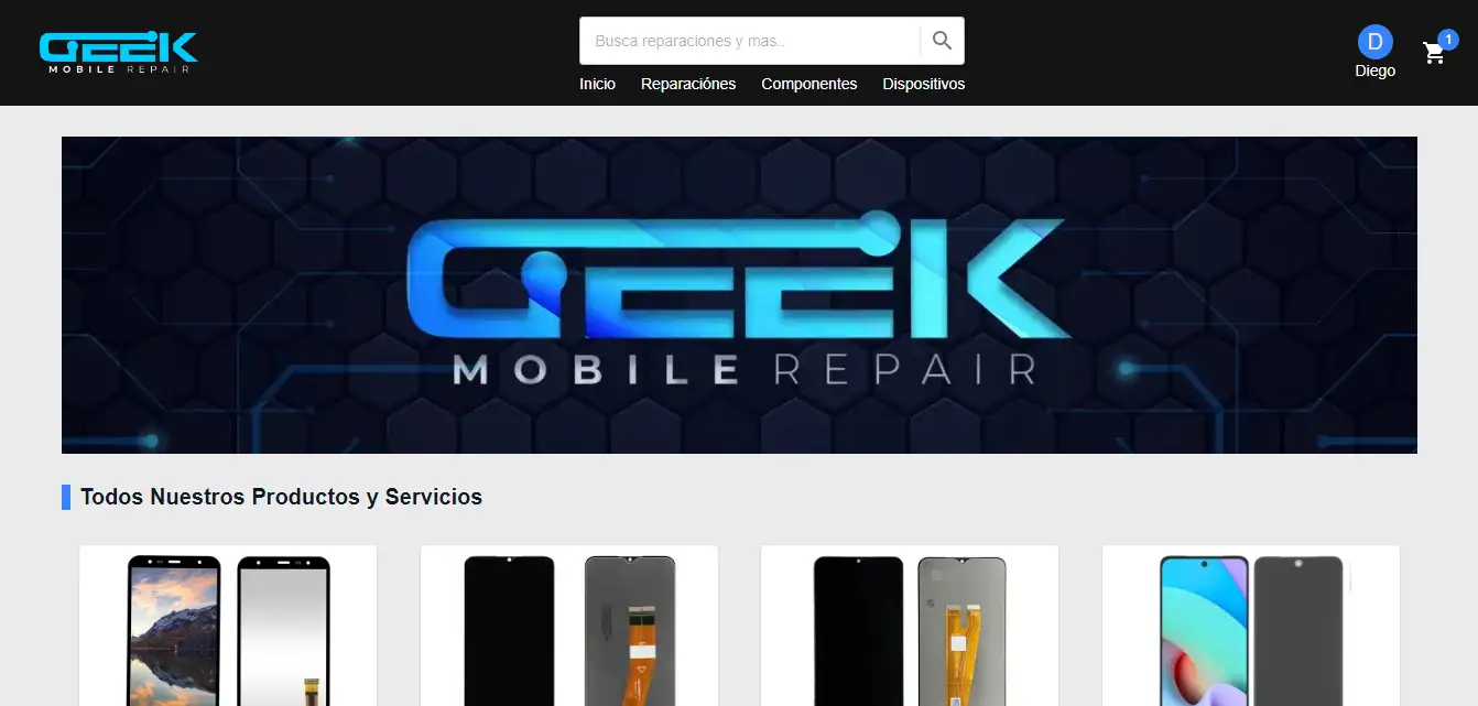 Imagen del proyecto E-commerce (GeekMobile)