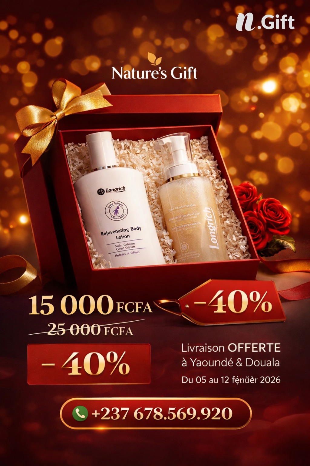 Coffret Skincare Rajeunissant Saint-Valentin