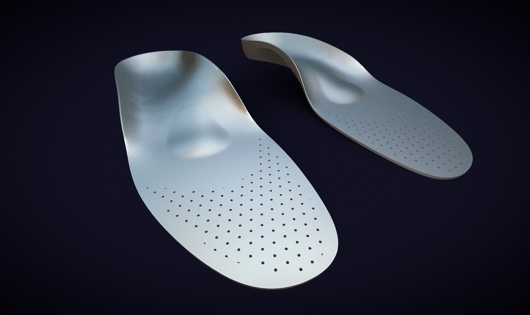 Full-Length Orthopedic Insole with Arch Skive & Metatarsal Pad