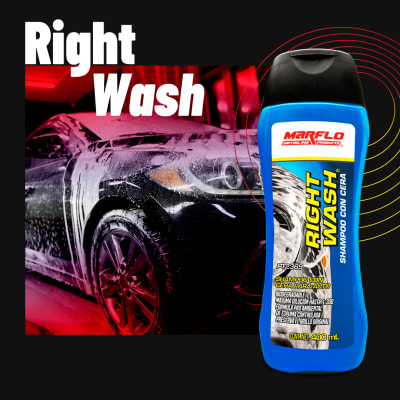Right Wash Shampoo con cera