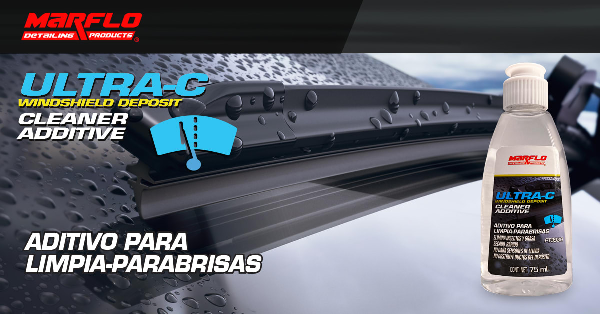 Ultra-C cleaner Additive marflo limpia parabrisas ultra concentrado