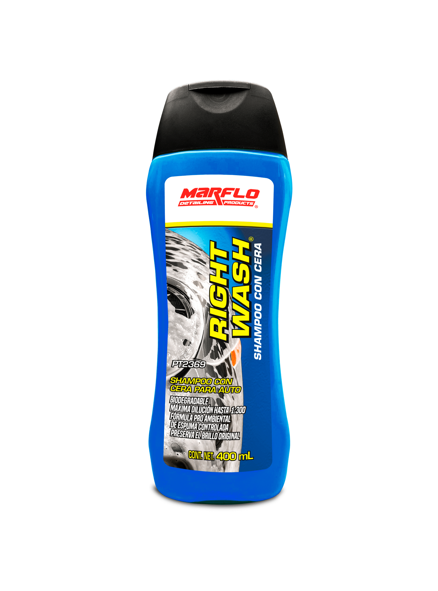 Shampoo con cera Right Wash 400mL PT2369