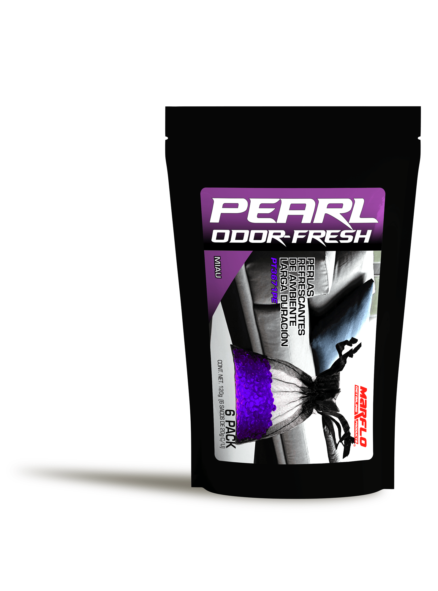 Miau Pearl Odor Fresh 6pack bolsa (120g) PT3671PE