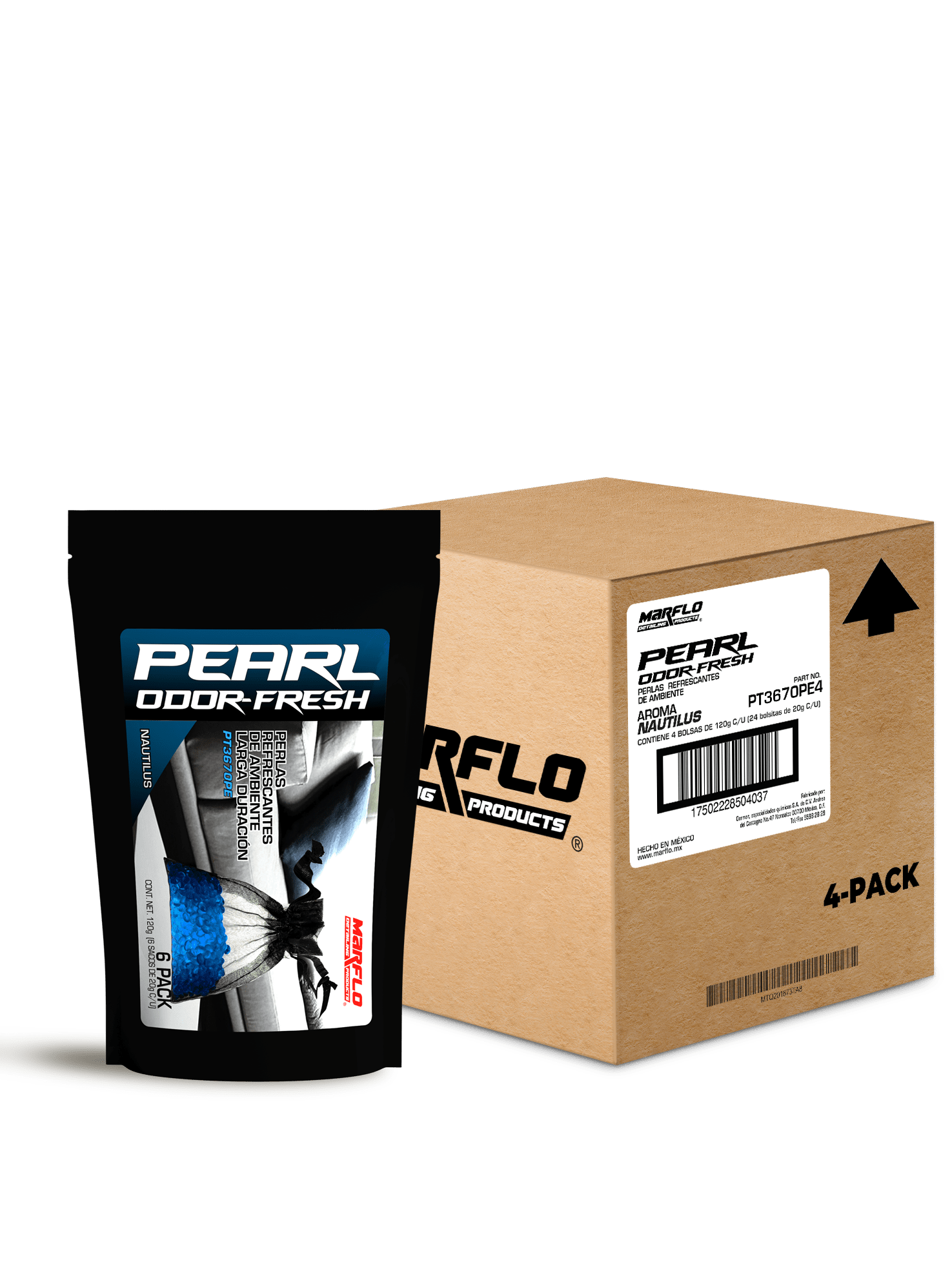 Nautilus Pearl Fresh 4pack caja (480gr) PT3670PE4