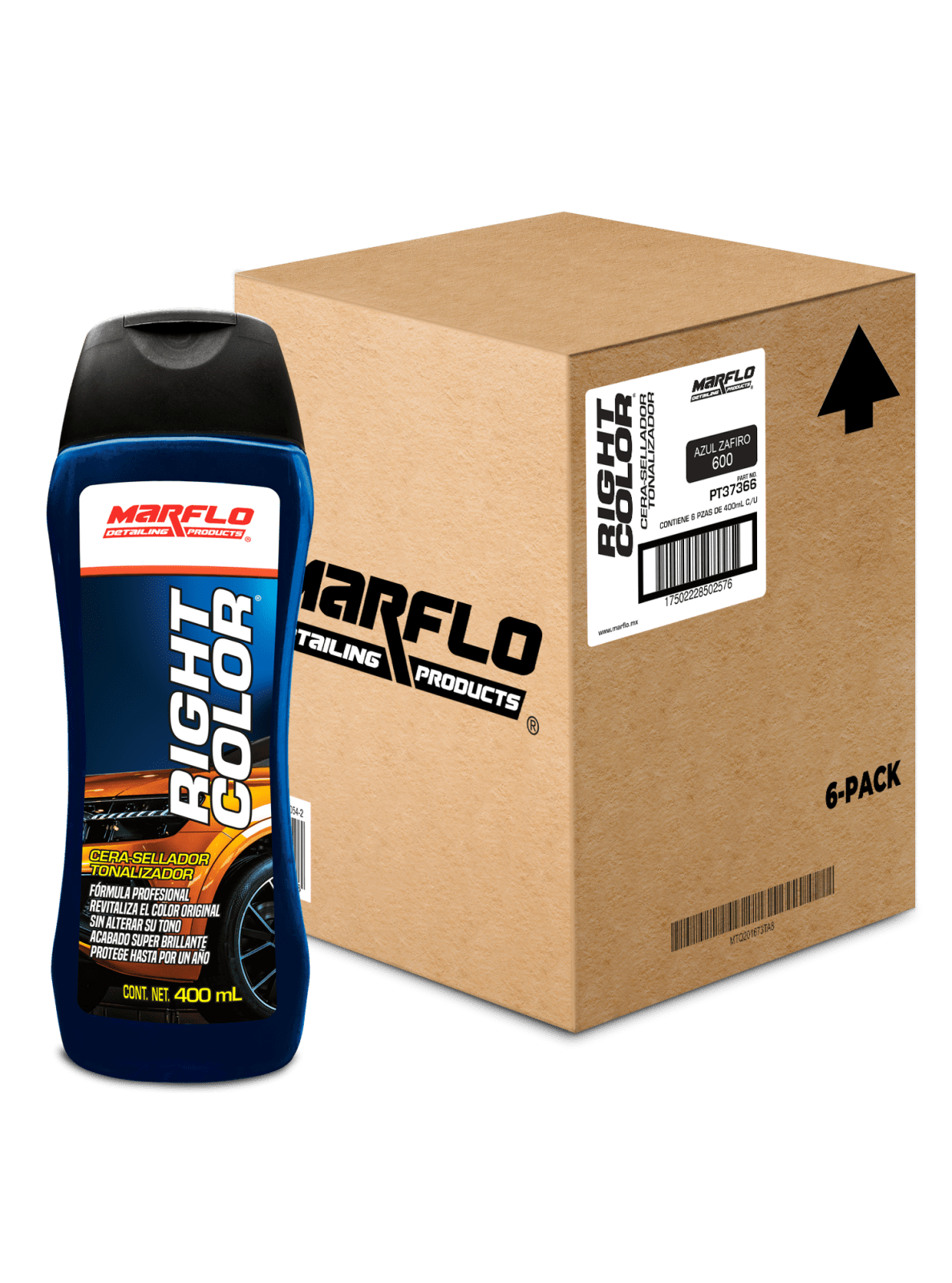 right color azul zafiro 600 400ml 6pack PT37366
