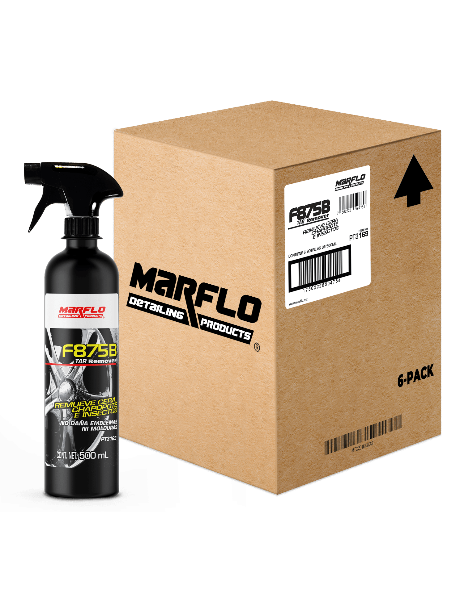 REMOVEDOR F875B 500mL 6pack PT31696