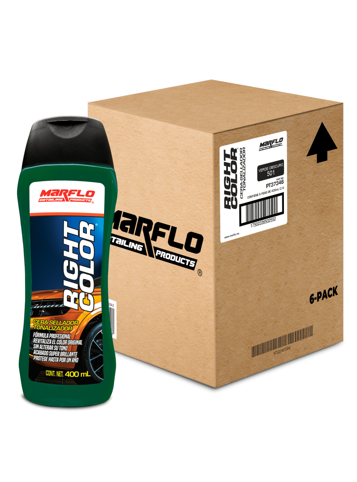 right color verde obscuro 501 400ml 6pack PT37346