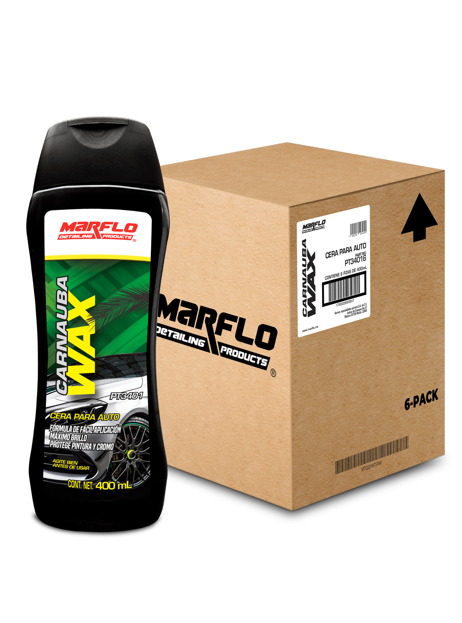 Carnauba wax 400mL 6PACK PT34016