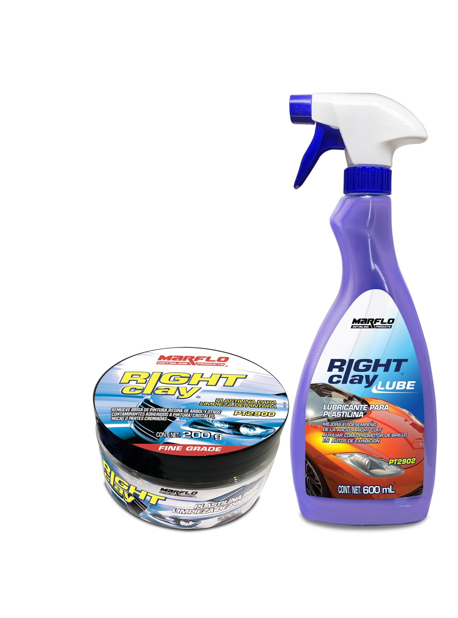 Kit descontaminación Right Clay 200gr & lube 600mL PTK003