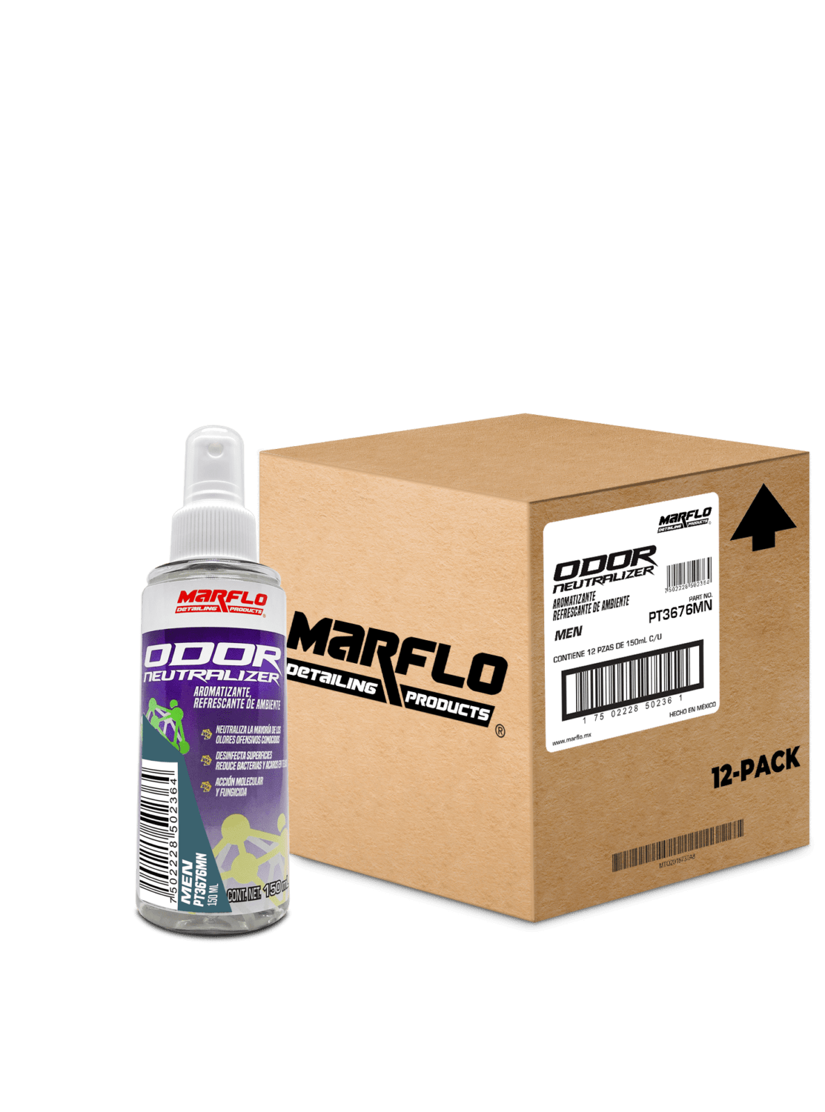 Odor Neutralizer 150mL Men 12 PACK PT3676MN12
