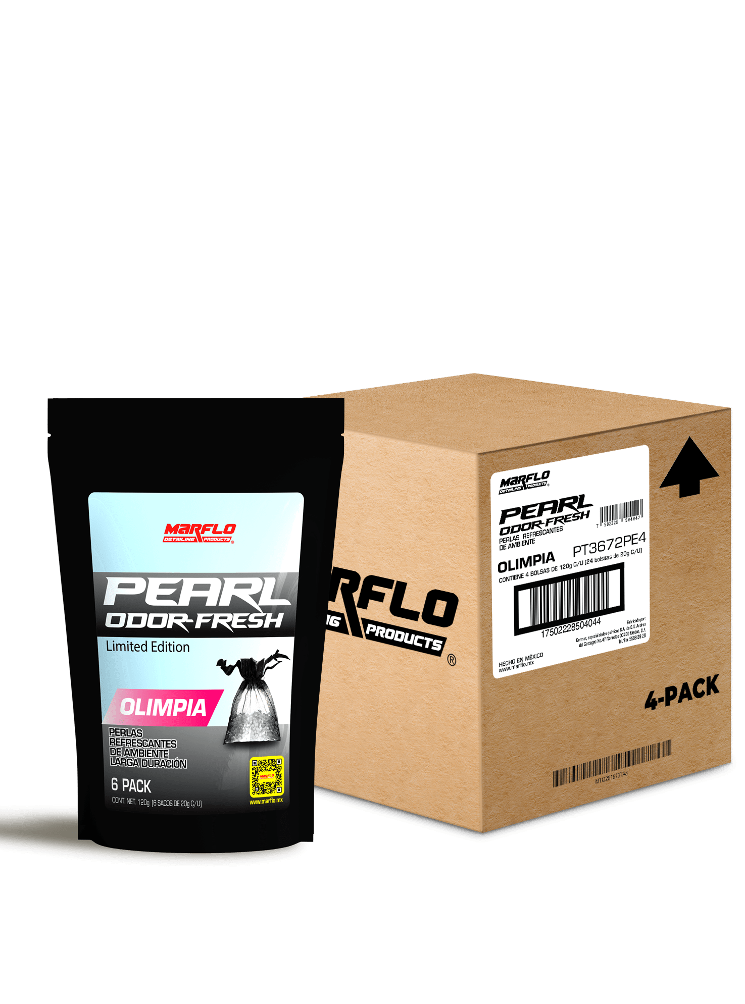 Olimpia Pearl odor Fresh 4pack caja (480gr) PT3672PE4