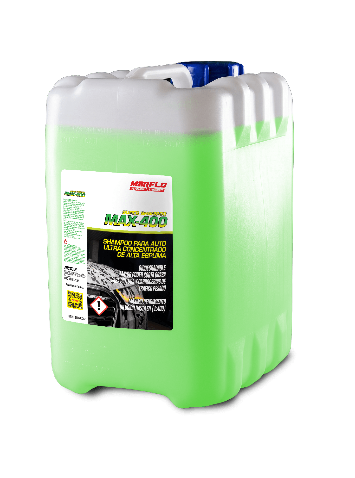Shampoo super concentrado Max-400 20L PT2373