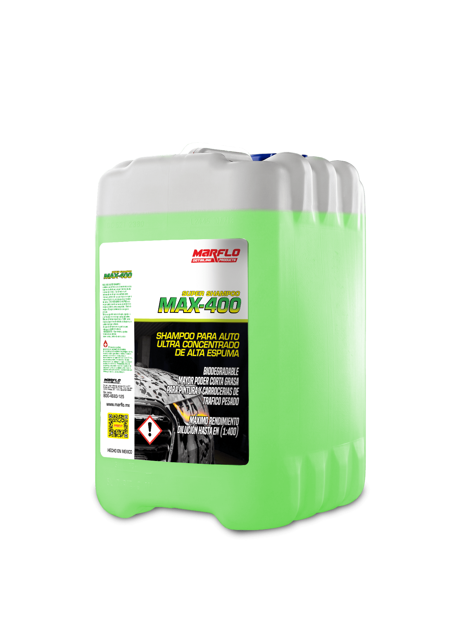 Shampoo super concentrado Max-400 5L PT2372