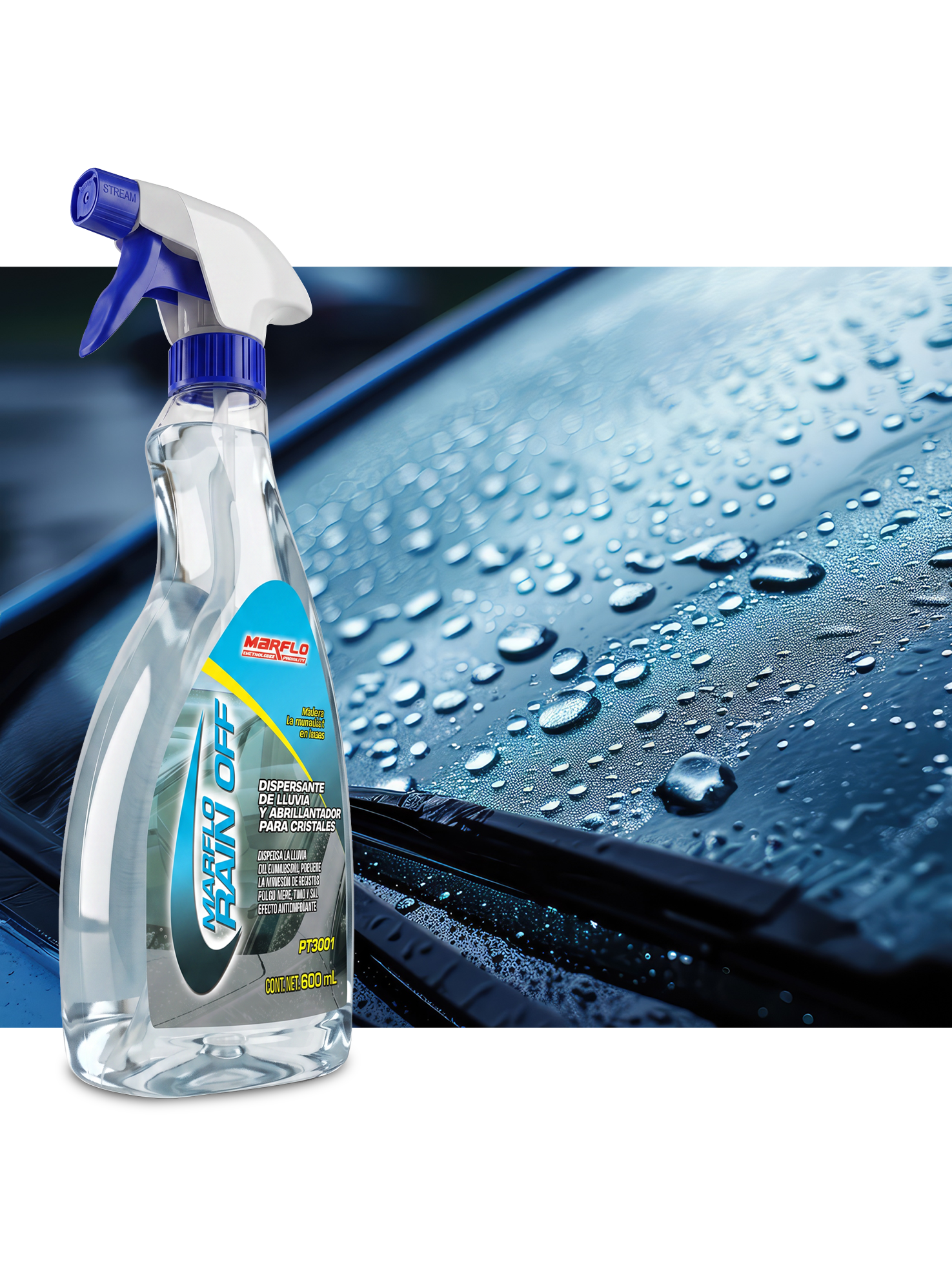 rain off 600ml trigger marflo PT3001 - Imagen 2