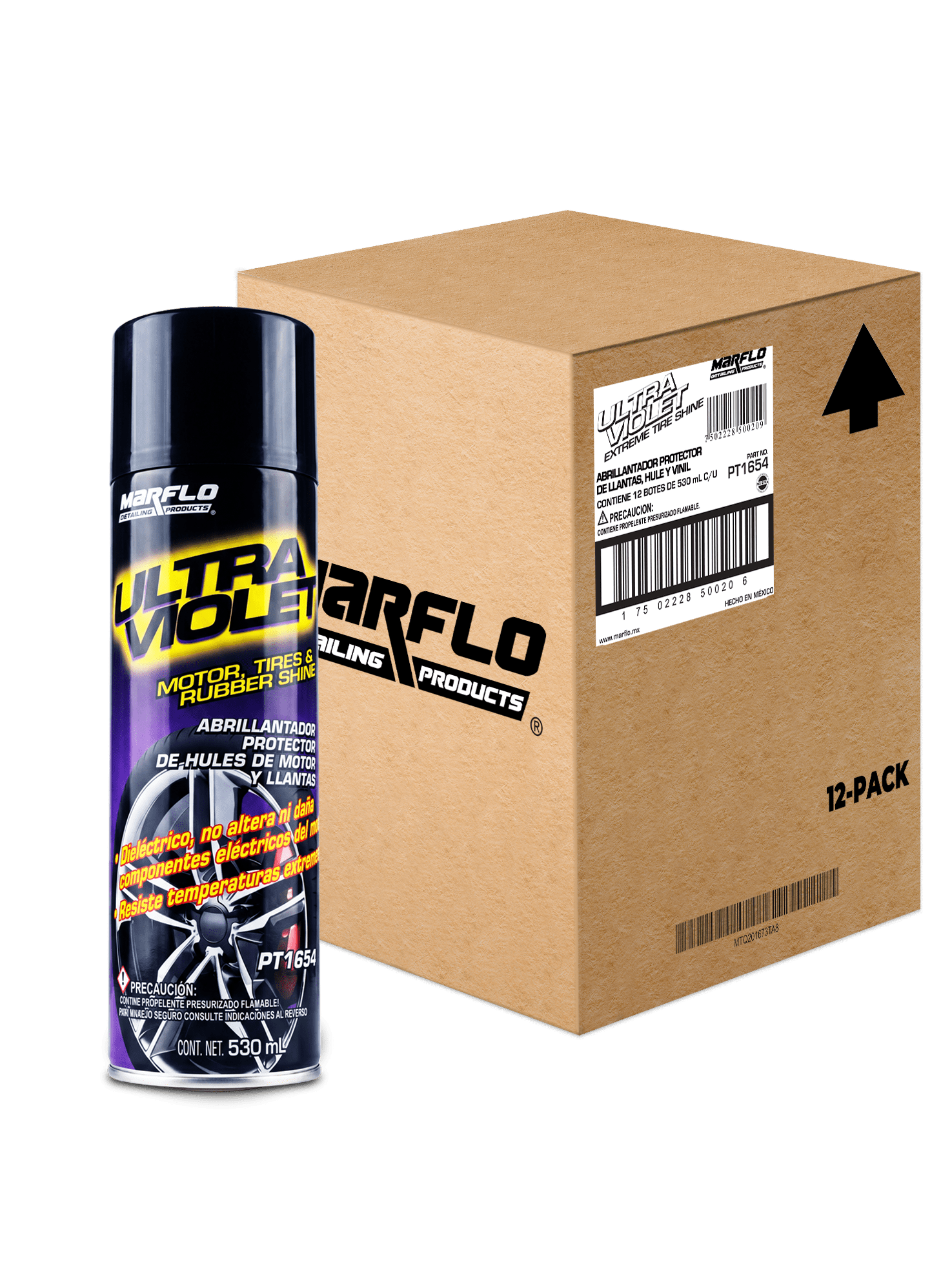 ultra violet motor shine aerosol 530 mL 12 pack PT165412
