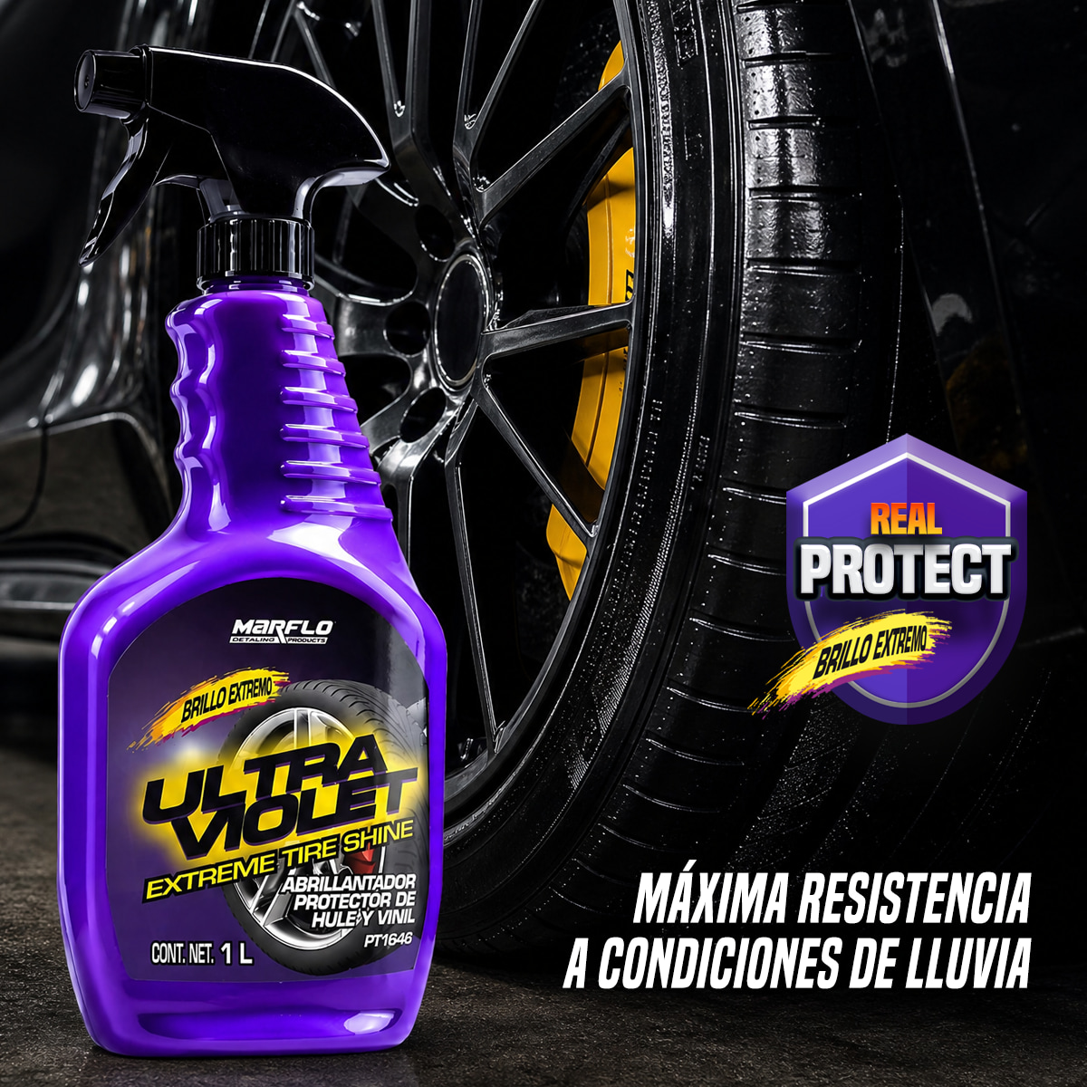 ultra violet extreme tire shine trigger 1L PT1646 - Image 3