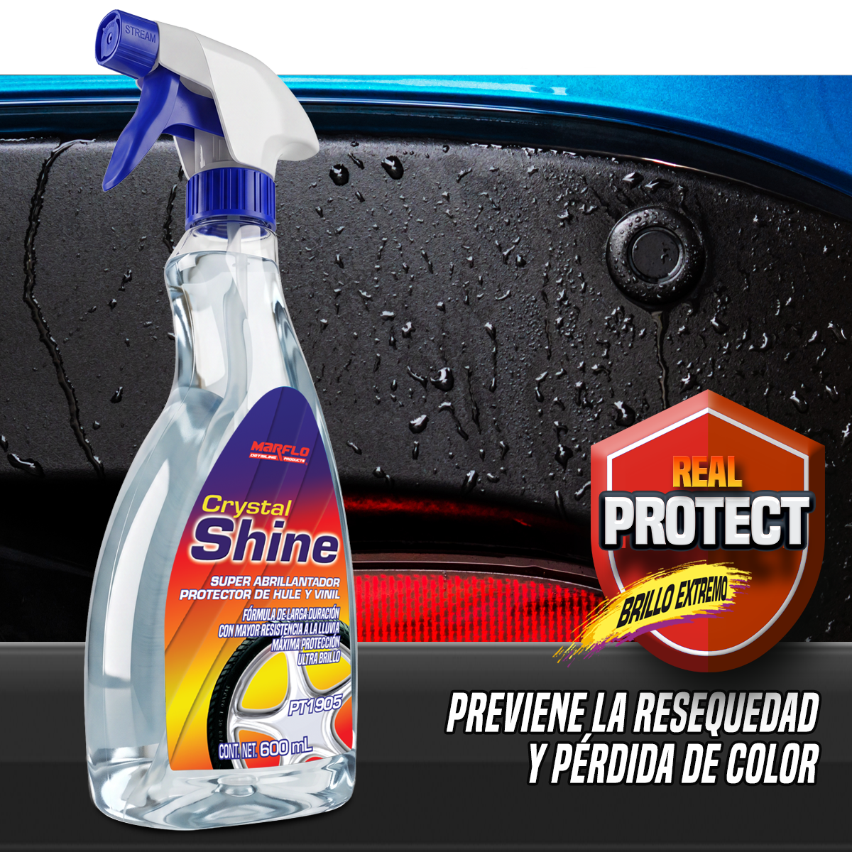 crystal shine 600ml marflo PT1905 - Image 2