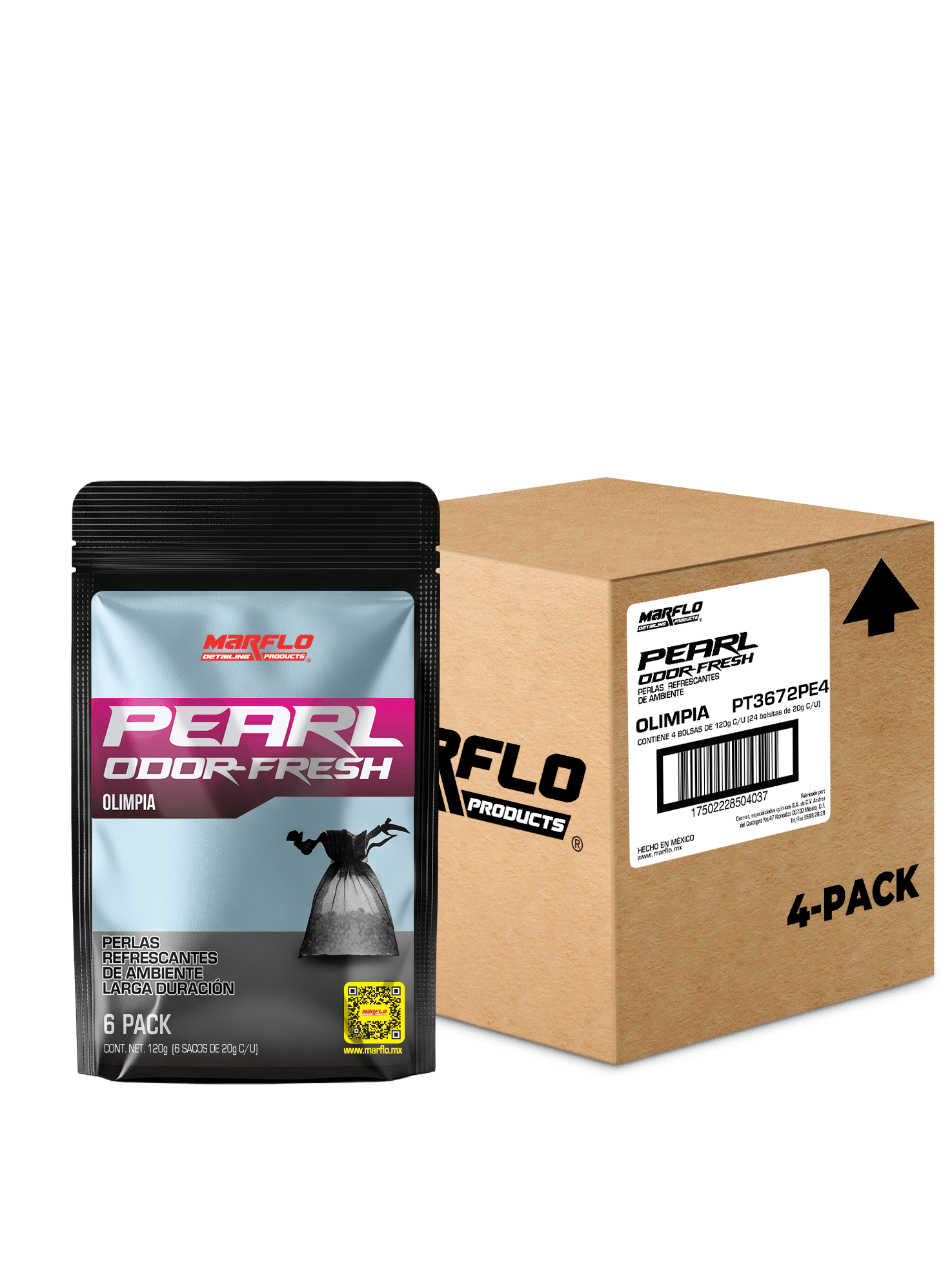 Olimpia Pearl odor Fresh 4pack caja (480gr) PT3672PE4