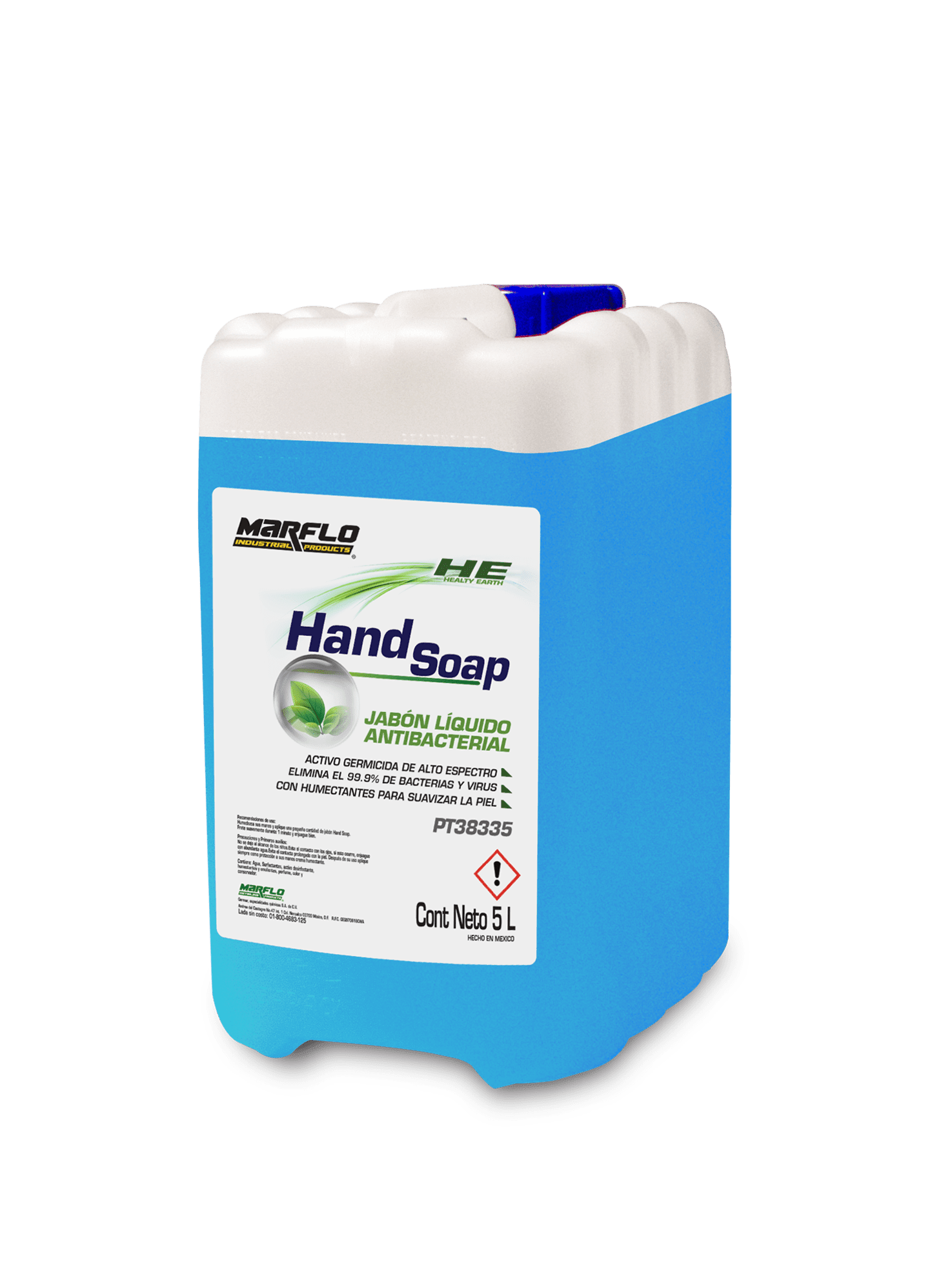 jabón antibacterial para manos