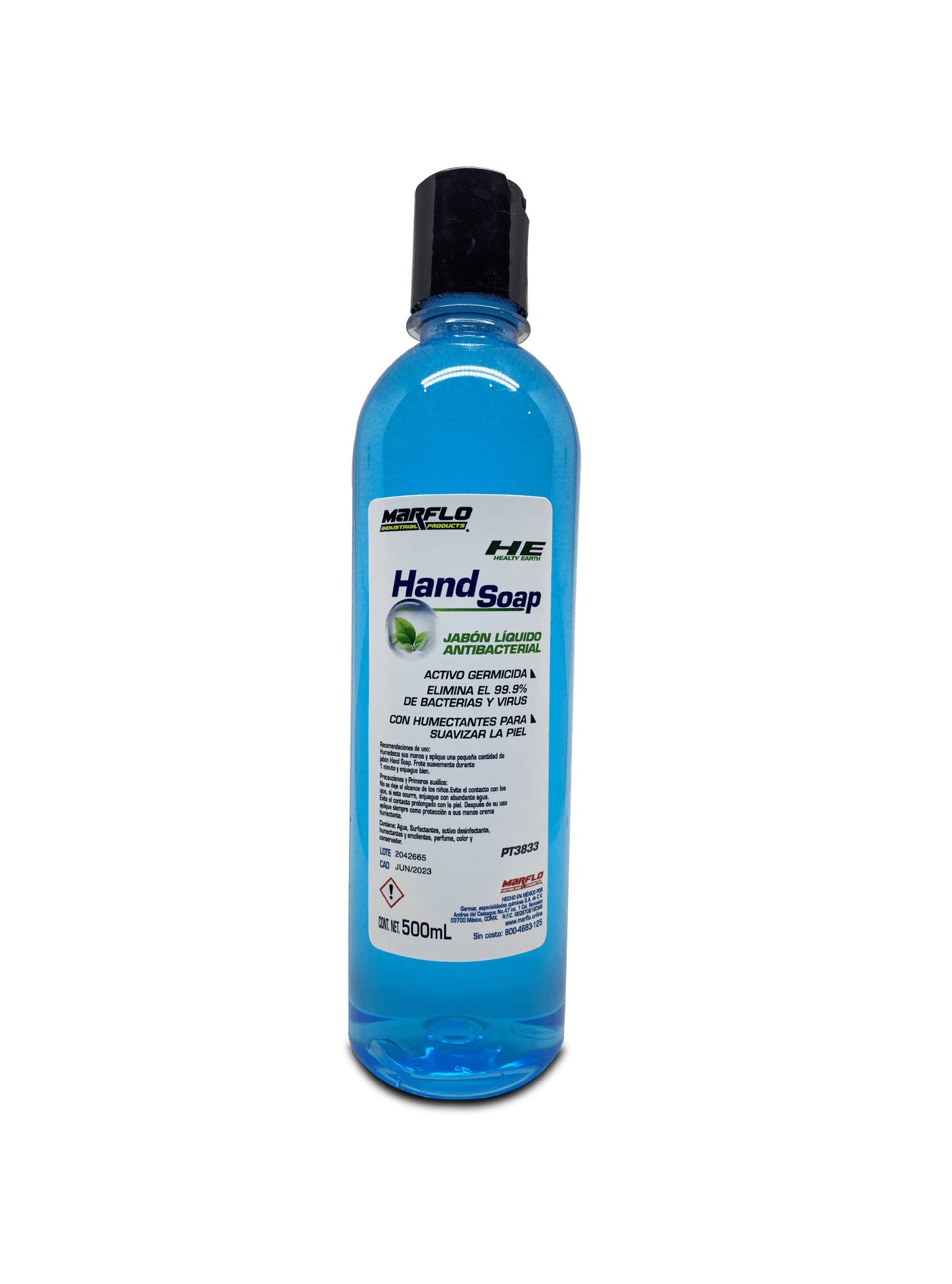 Jabón Antibacterial HE HAND SOAP 500ML PT3833