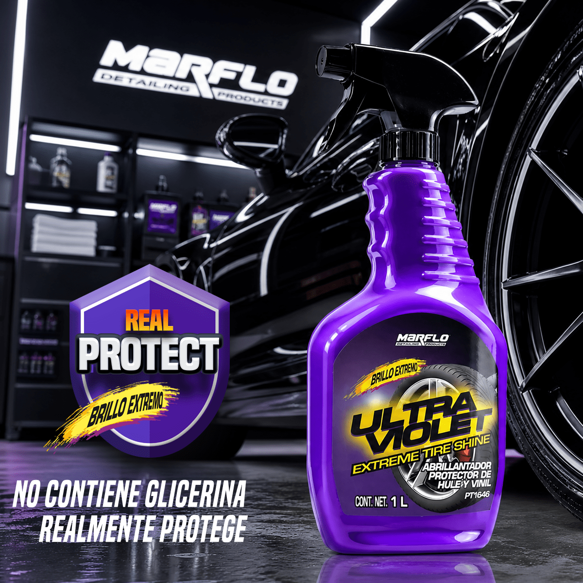 ultra violet extreme tire shine 1L PT1645 - Image 2