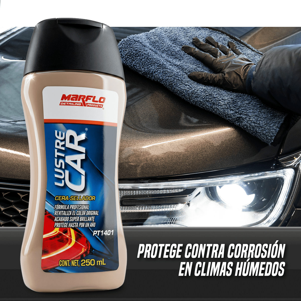 Cera sellador Lustre Car 400 ml 6 pack PT14006 - Image 4