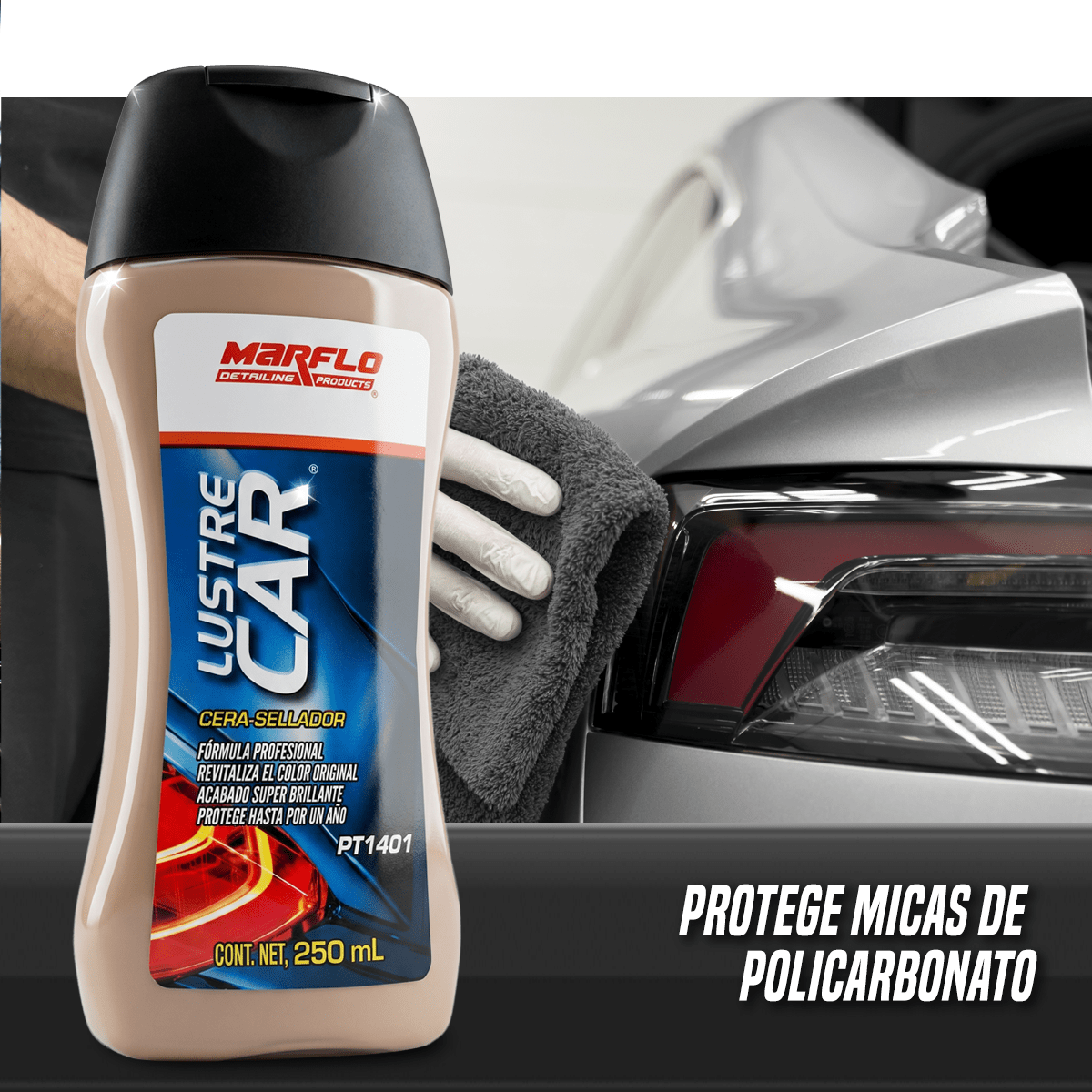 Cera sellador Lustre Car 400 ml 6 pack PT14006 - Image 3