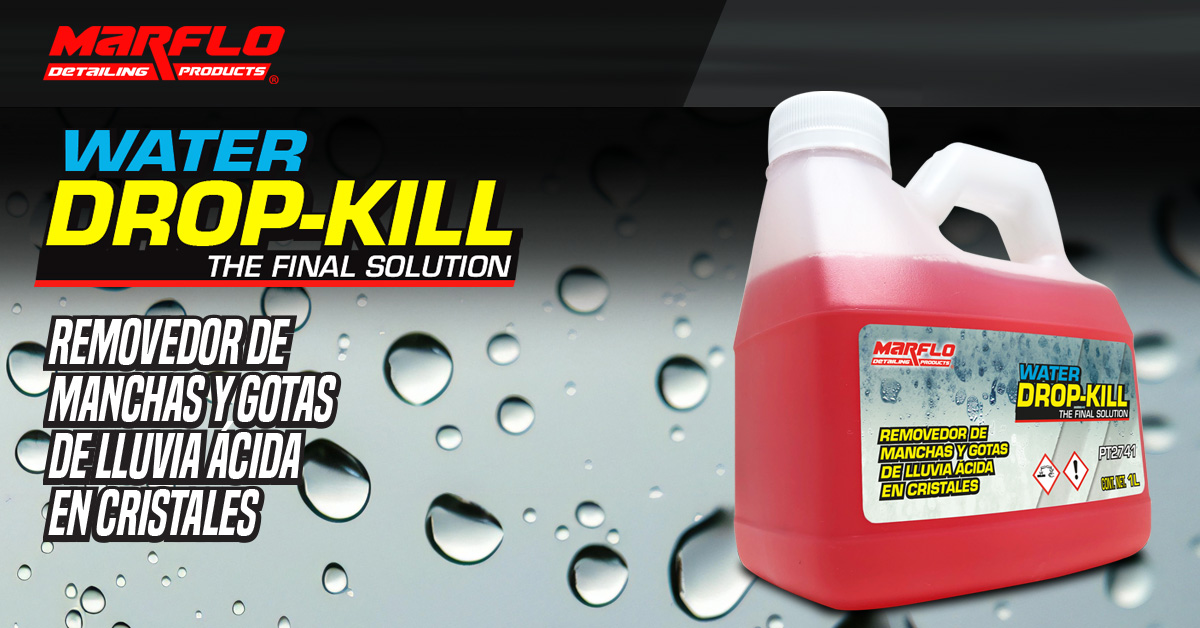 Kit removedor de gotas de lluvia &aacute;cida drop kill remover 6pack PTK0106